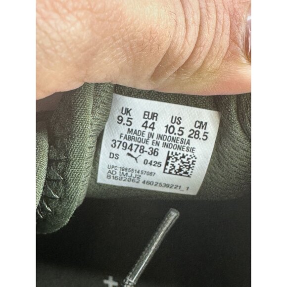 Puma Retaliate 3 Men's size 10.5 Olive Green Running Shoes - Picture 8 of 8